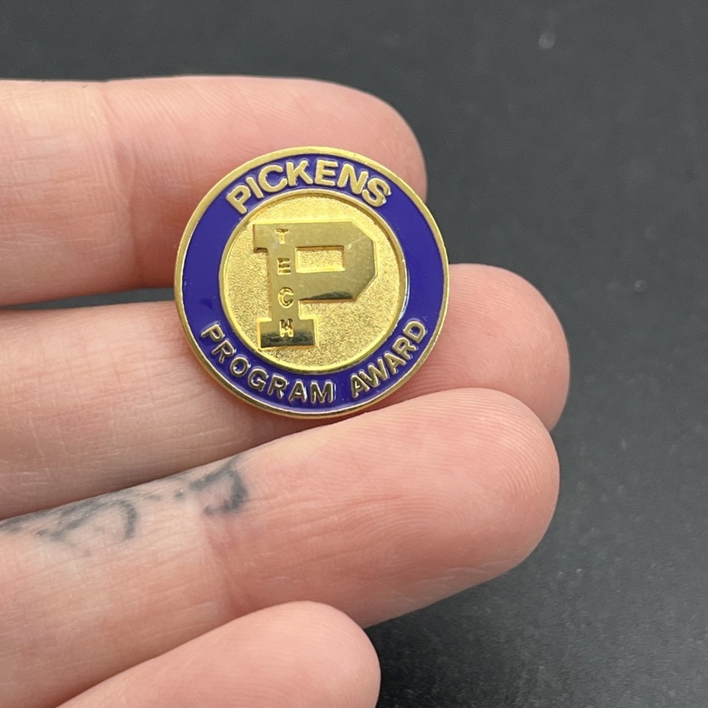 Pickens Tech Program Award Lapel Hat Pin
